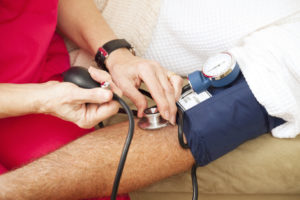 Testing Blood Pressure – Closeup