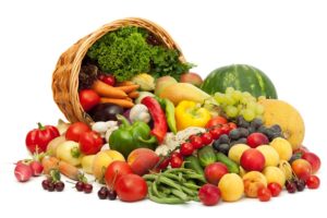 Fresh Vegetables, Fruits and other foodstuffs.