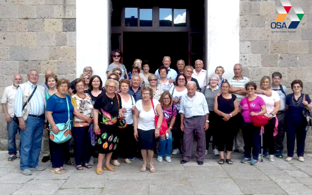 Il Centro anziani OSA di Frosinone in gita tra Caserta e San Leucio