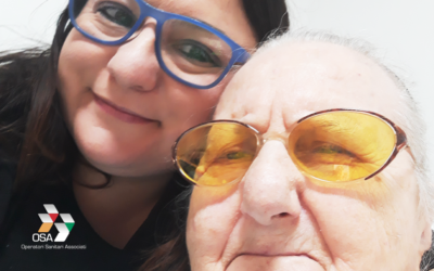 Io e mia mamma diciamo grazie alla famiglia OSA di Villa Bianca