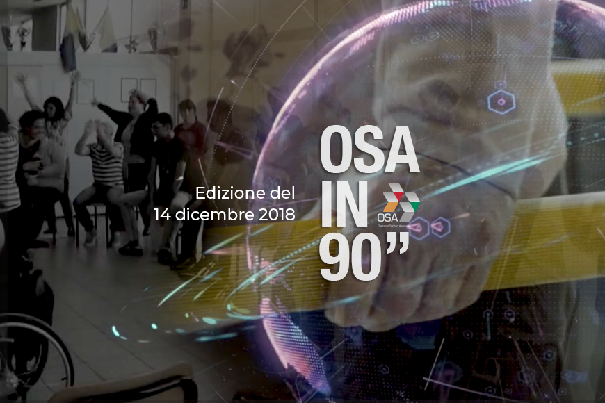OSA in 90 secondi, il focus sulla settimana di eventi OSA