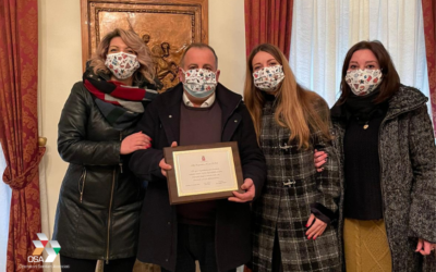 OSA premiata a Ferentino per il suo impegno durante la pandemia