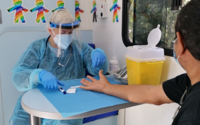 Nontiscordardimé, a bordo del camper si prenota il vaccino