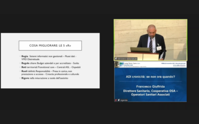 “ADI cronicità: se non ora quando?”, l’intervento di Francesco Giuffrida