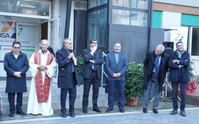 Taglio del nastro per il presidio di riabilitazione di via Santorre di Santarosa